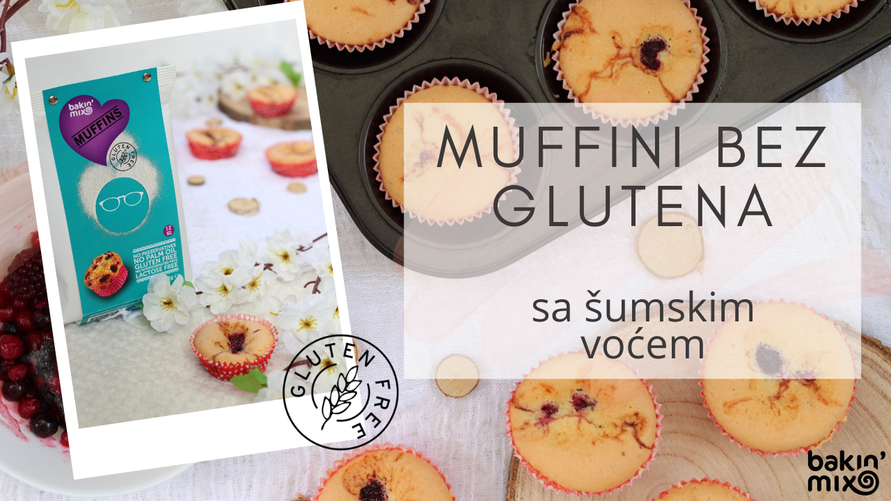 Muffini bez glutena sa šumskim voće